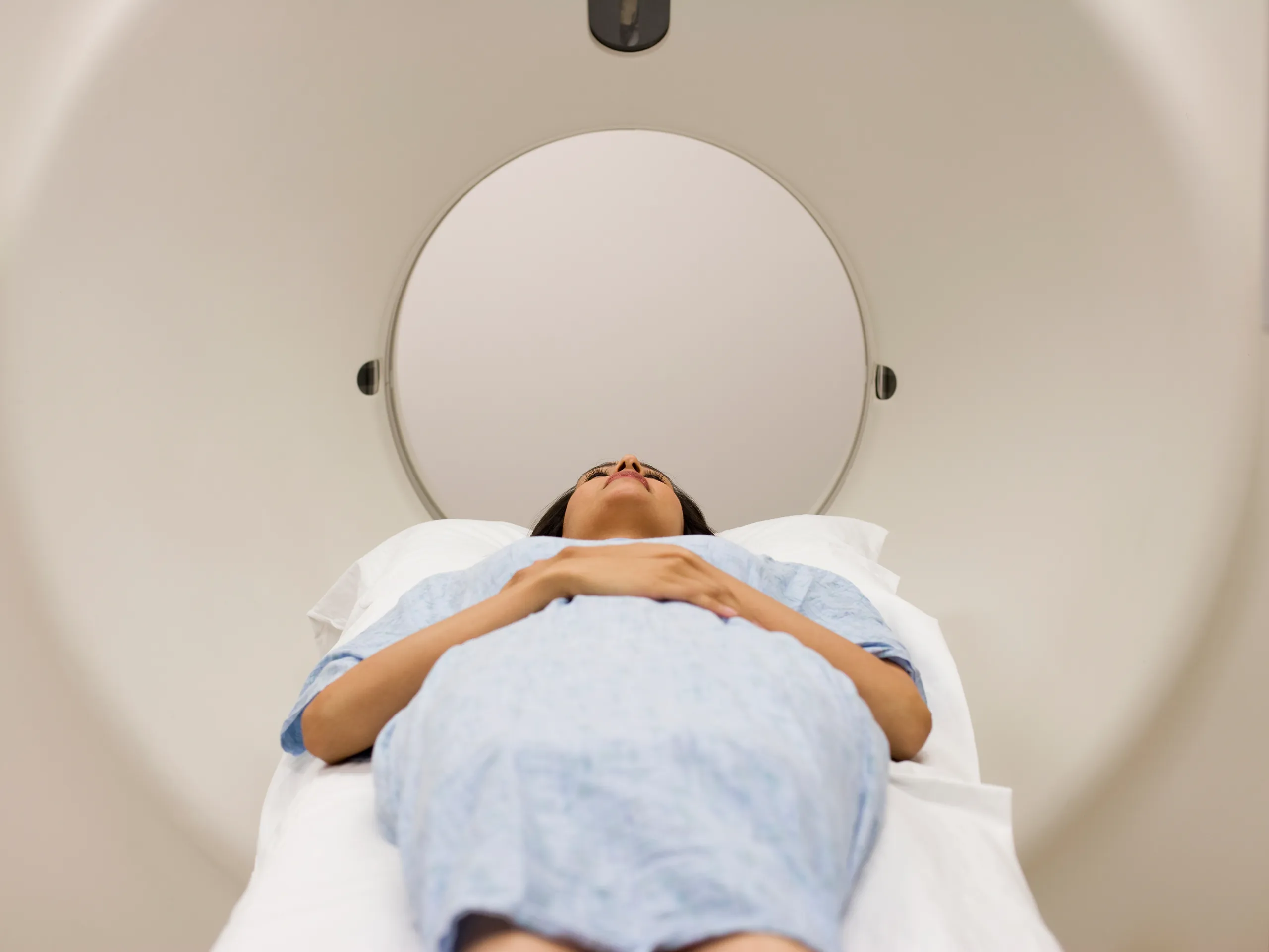 Women having an MRI completed