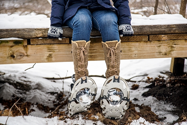 Snowshoeing in Minnetonka, MN