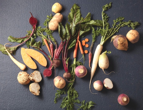 Repairing gut health foods - root vegetables