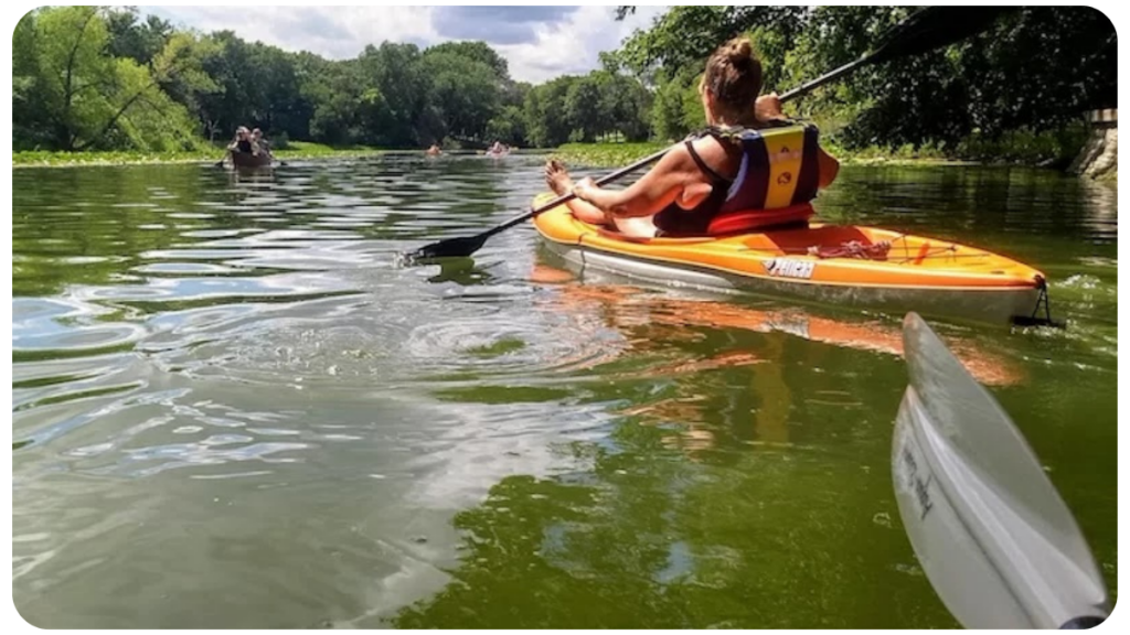 Kayaking on Lake Minnetonka, MN